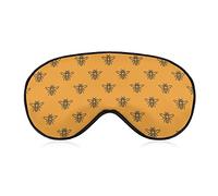 Seve The Bees Masque pour les yeux de sommeil Couverture de sommeil douce Couverture de masque de sommeil avec les yeux bandés pour le voyage du sommeil