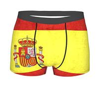 SEVEBJ Boxer drapeau de l'Espagne pour homme, Noir , XXL
