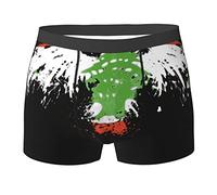 SEVEBJ Boxer respirant pour homme Motif drapeau américain rétro Bleu, Drapeau aigle 9, XL
