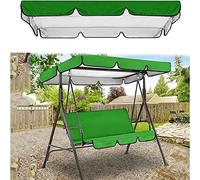 SEVEEZ Toit de Rechange pour Balancelle de Jardin en Tissu 210D Oxford Imperméable Balançoire, 2-3 Places Couverture de Balancelle de Jardin Housse De Rechange Balancelle an