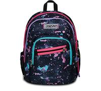 Seven Advanced Detach - FLUO STRING GIRL - Violet - Double compartiment - Poche porte-bouteille, 2 sacs à dos en 1 avec compartiment avant amovible, Assortis, 31 x 43 x 22 cm, école