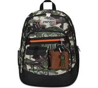 Seven Advanced Lightventure School Backpack 32L Double Compartiment Polyester Green