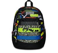 Seven Advanced Neon Belts Sac à dos d'écolier Noir - Double compartiment - Poche bouteille