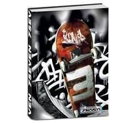 Seven Agenda scolaire de poche daté 12 mois, 11,5 x 15,9 cm, 352 pages, couverture avec sérigraphie inspirée du monde du sport, skateboard, agenda scolaire pour enfants et adolescents