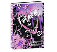 Seven Agenda scolaire standard 12 mois, bleu, accessoires scolaires, accessoires sac à dos, fille