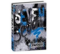 Seven Agenda scolaire standard 12 mois, bleu, accessoires scolaires, accessoires sac à dos, garçon