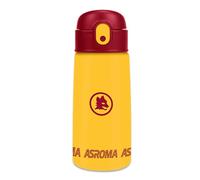 Seven AS ROMA Gourde isotherme pour garçons, acier inoxydable bpa free, 460 ml, maintien de la température : chaud 12 h/froid 24 h, enfant, garçon, adulte, football, produit officiel, idée cadeau