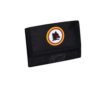 Seven AS Roma Portefeuille en Velcro pour garçons, Compartiments intérieurs et Porte-Monnaie, Enfant, garçon, Football, Produit Officiel, idée Cadeau