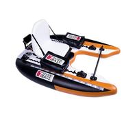 Seven Bass Flatform - Float Tube Drop Stitch MonoCore DS Ultra Rigide - Plateforme Hybride pour Pêche Debout - Siège Aero-Nest - Support Moteur et Système Molle