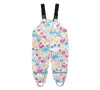SEVEN BB Garçons Filles Pantalon De Pluie Enfants Imperméable sur Pantalon Enfant Fleur Pantalon De Pluie Enfants Vêtements De Pluie 2 Ans