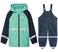 SEVEN BB Garçons Filles Pantalon Veste de Pluie Enfants PU Imperméable sur Pantalon Tout-Petit Manteau Imperméable Filles Garçons Vêtements de Pluie, Doublure Polaire Patins 5-6 Ans