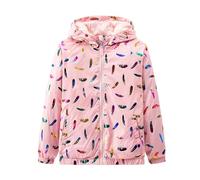 SEVEN BB Softshell Veste Enfant 3 en 1 Déperlante et Coupe-vent Jacket Fille Blouson Imperméable Polaire Plume Veste de Pluie Outdoor Sport Randonnée Ski Rose, 9-10 Ans
