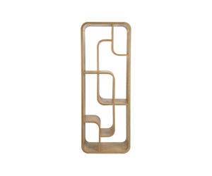 SEVEN - Blibliothèque en placage bois L 160 Marron