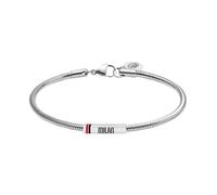 Seven Bracelet Milan en acier, avec plaque centale, enfants et garçons, équipe de football, idée cadeau pour fans