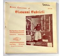 Seven Canzonas of Giovanni Gabrieli