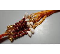 Seven Chakra Tree Lot de 12 dories ghungroo fantaisie pour rituels shagun/rituels de dieu et utilisés comme cadeau pour femme, M, kalava, Agate