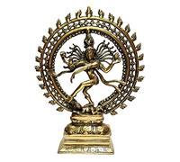 Seven Chakra Tree Statue Natraj en laiton Sculpture Idole Shiva - Nataraj The of Dance Natrajan (43,2 cm de grande taille)