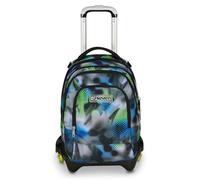 Seven Chariot scolaire Jack 3 roues Detach Write Down, gris, sac à dos avec chariot détachable de 37 litres, poche gourde, sac à dos amovible, multi-usage et spacieux, pour l'école primaire et média,