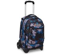 Seven Chromo FLUID BOY, 3 en 1 Bretelles pour usage sac à dos, bleu, enfants et adolescents, Noir, Taglia unica, Moderne