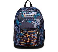 Seven CHROMO FLUID Boy Sac à dos d'école primaire et moyenne pour fille - Noir - Sac à dos double compartiment - Poche porte-bouteille - Maxi capacité 32 l, multicolore, Taglia unica, Moderne