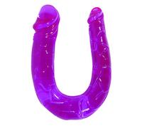 Seven Creations Double Pénis Gode en Pourpre