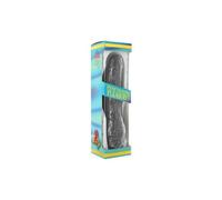 Seven Creations Vinyl P Shape Vibrator Black 1pc