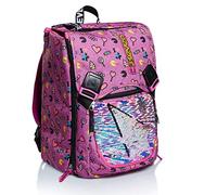Seven Extendable School Backpack - Starry Rainbow - Reversible Sequins