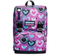 Seven Foldable Backpack, Glossy Girl, Pink, Double Compartment, School & Travel
