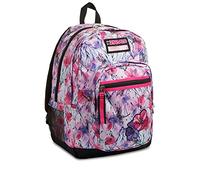 Seven Freethink Girl Backpack, Pink - Integrated USB Plug - Double Compartment - School & Leisure