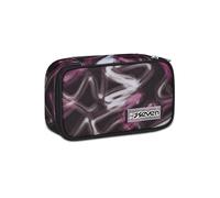 Seven Freethink Girl Trousse d'école Quick Case, Noir et Rose, Porte-Stylo Complet avec Stylets, Crayons, Couleurs, Accessoires Sac à Dos, élémentaires, Moyens, Fille, Fuchsia, Taglia Unica, Moderne