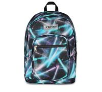 Seven FREETHINK Sac à dos d'école 34 L double compartiment bleu, pour ordinateur, poche bouteille