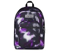 Seven FREETHINK Sac à dos d'école double compartiment, noir, 34 L, compartiment pour ordinateur ablet, poches multifonction, poche latérale porte-bouteille, école moyenne et supérieure, fille