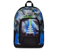 Seven Freethink Write Down, sac à dos d'école bleu, double compartiment avec poche pour PC et poche pour bouteille d'eau, capacité 34 litres, écoles moyennes et supérieures, pour garçon et fille