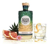 Seven Giants Añejo Style Tequila Alternative | Spirits sans alcool | Boissons non alcoolisées de qualité supérieure par Spirits of Virtue | Importé par Think Distributors (700 ml)