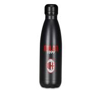 Seven Gourde A.C. MILAN Football Noir Rouge, Bouteille Thermique en Acier Inoxydable Intérieur Extérieur, Maintien Température jusqu'à 24 h, Gourde École Enfant - Bouteille Thermique