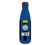 Seven Gourde F.C. Inter Football Noir Bleu, Bouteille Thermique en Acier Inoxydable Intérieur Extérieur, Maintien Température jusqu'à 24 h, Gourde École Enfant - Bouteille Thermique