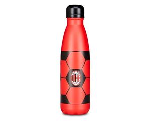 Seven Gourde isotherme Milan, rouge, 500 ml, en acier inoxydable, sans BPA, maintien de la température chaude 12 h 24 h, école, voyage, sport, enfants, adolescents, adultes, football, produit officiel