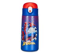 SEVEN Gourde isotherme SPIDER-MAN - pour enfants avec paille 460 ml sans BPA - asile, école primaire - acier inoxydable, maintien température jusqu'à 24h