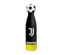Seven Gourde thermique JUVENTUS en acier inoxydable bpa free, 500 ml, couvercle en silicone, maintien de la température : chaud 12 h/froid 24 h, enfant, garçon, football, produit officiel, idée