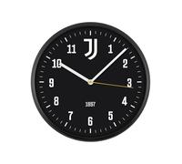 Seven Horloge Murale Juventus à Quartz avec Mouvement continu, Produit Officiel, Football, idée Cadeau pour Enfants et Adultes