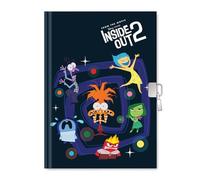 Seven Inside Out 2 Agenda secret avec cadenas noir, journal secret de loisirs, fille et fille, Noir , Taglia Unica