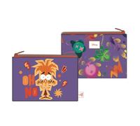 Seven Inside Out Lot de 2 pochettes avec fermeture éclair, violettes, pochette pour cosmétiques et articles personnels, accessoire voyage et loisirs, fille, aubergine, Taglia Unica