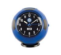 Seven Inter Réveil à Quartz en Forme de Balle Noir Bleu Clair pour Enfants et Adolescents Idée Cadeau pour Les Fans