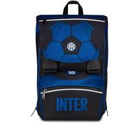 Seven Inter Sac à Dos Extensible, Double Compartiment, Bleu, 24 l, Fermeture éclair latérale, Poche Avant, Poche latérale Porte-Bouteille, école Primaire et secondaire, Enfant, garçon, Football