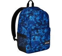 Seven IschoolPack Sac à dos unique, bleu et rose, avec Pawer Bank intégré et USB Plug, poche porte-bouteille, sac à dos scolaire et voyage, enfants et garçons., bleu, Taglia unica, Scolaire