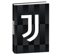 Seven Juventus Agenda scolaire standard 12 mois, blanc noir, couverture rigide avec logo, produit officiel, accessoires sac à dos, garçon