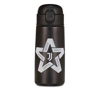 Seven Juventus Gourde Thermique, Noir, Maintien de la température jusqu'à 24 h, Bouteille d'asile, école Primaire et Loisirs, Enfant de Football, Noir, Moderne