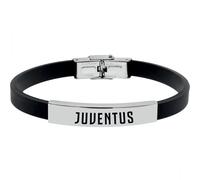 Seven Juventus Bracelet en caoutchouc, noir, enfants et garçons, sport et football, Unica, Acier inoxydable, non.
