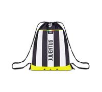 Seven Juventus Sac à dos de sport, noir et blanc, sac de loisirs, école primaire, sac de football, Noir, Taglia unica, Décontracté