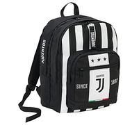 Seven Juventus Sac à dos double, Noir, Altezza 40 cm Larghezza 30 cm Profondità 12 cm, Américain